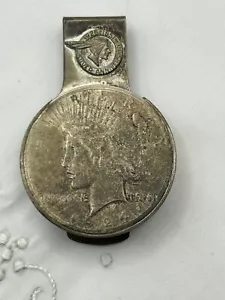 Clip de dinero Pontiac 25 aniversario de plata con dólar de plata 1924 - Imagen 1 de 7
