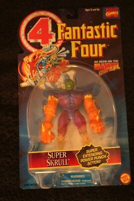 Fantastic Four: Super Skrull with Super Extended Punch (MOC) Toy Biz 1995 - Image 1 of 4