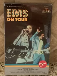 Elvis On Tour VHS SEALED Big Book Box MGM UA VTG NO BARCODE - Picture 1 of 16