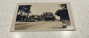 Bridge Restaurant Vaudreuil Station Dorion Quebec Kanada RPPC UM 1940 sehr selten - Bild 1 von 3