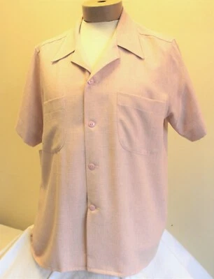 LINDY LOUS Men's 1950's casual short sleeve shirt Rockabilly RnR Rockin R&R 40/50s shirt