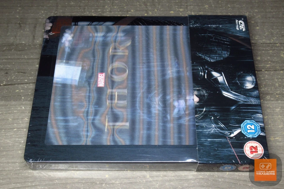 RARE MINT Marvel Thor 3d Lenticular Magnet Zavvi UK Blu-ray Steelbook