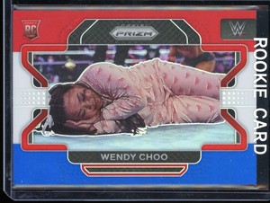 2022 Panini prizm WWE wrestling red white blue Wendy Choo RC CD# 86