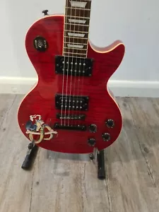 Incredibly rare 2001 Epiphone Les Paul Slash Snakepit Classic trans red - Picture 1 of 18