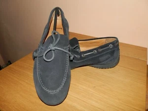 PIRELLI BLUE LEATHER LOAFERS SHOES - 41 LOAFER SMOOTH LEATHER BLUE UK 7 - US 8 - Picture 1 of 10