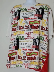 Born Fly Shirt All Over Print 5XL Multi Color Short Sleeve  - Picture 1 of 3