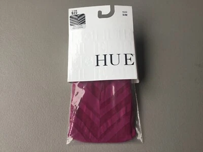 Medias de espiga transparentes Hue Geo nuevas con etiquetas con parte superior de control talla S/M morera #832G Foto 1 de 2