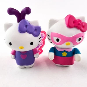 Hello Kitty Tortenaufleger 2 Stück McDonald’s Happy Meal Spielzeug 2019 Sanrio - Bild 1 von 6