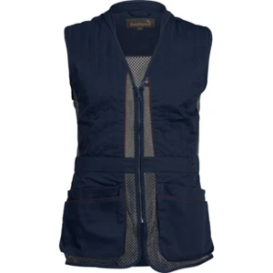 Seeland Mens Skeet II Waistocat Classic Blue Skeet Vest Shooting Gilet - Picture 1 of 2
