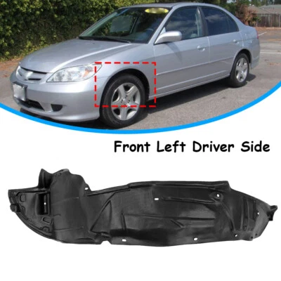 Front Driver Side Fender Liner For 2004-2005 Honda Civic Coupe Sedan 74151S5AJ00 Foto 1 de 4