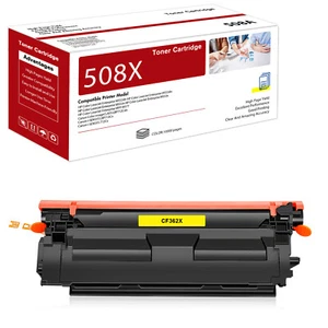 Yellow Toner Compatible with HP CF360X 508X Color LaserJet M552dn M553n MFP M577 - Picture 1 of 1