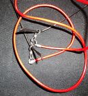 3mm red leather cord holder 32" tall larger person reading sun driving glasses