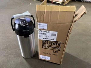 Bunn 36725.0000 Airpot azione leva foderata in acciaio inox 3,8 litri SCATOLA APERTA - Foto 1 di 1