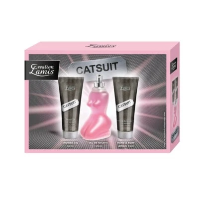 Womens Perfume Gift Set - Creation Lamis Catsuit Pink - Eau De Toilette 100ml