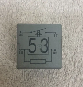 PORSCHE BOXSTER 986 4 PIN GREY MULTI USE RELAY 14951253 - Picture 1 of 4