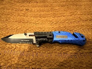 TAC Force TF-835PD Spring Assist Pocket Folding Knife 3.25" Half-Serrated Blade - Picture 1 of 5