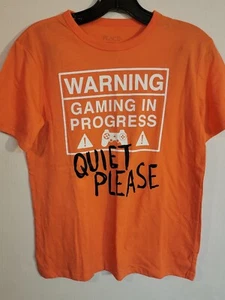 Childrens Place Gaming In Process Tee Shirt Boys Large 10-12  Short Sleeve  - Picture 1 of 3