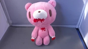 Gloomy Bear Plush Tongue Out Toy Pink and Red 8" - Picture 1 of 5