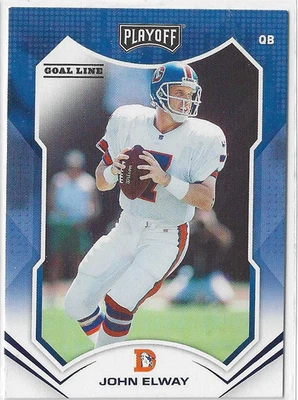 2021 Panini Playoff - John Elway #80 Goal Line - Image 1 of 2