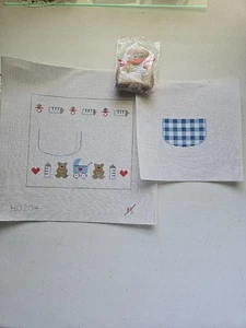  "Tooth Fairy Pillow"  Handpainted Needlepoint Canvas 18 ct  - Picture 1 of 4