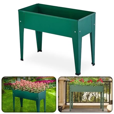 Metal Raised Garden Bed Vegetable Planter Box Flowers Growing Herbs Garden Bed - Image 1 of 4