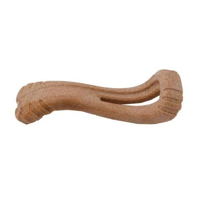 Petstages Dogwood Flip & Chew Wood Textured Dog Bone Toy Medium - image 1 of 4
