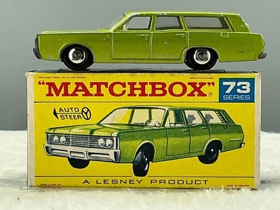 Matchbox Lesney 1968 #73C Mercury Wagon "CÓDIGO 1" bueno, en caja, original Foto 1 de 4