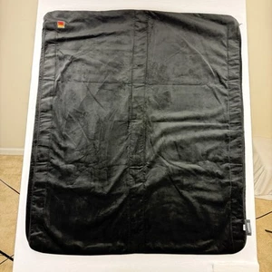 LoveSac Rocker Chair Frame Pillowsac Cover - Black Velvety Fabric (cover only) - Picture 1 of 6