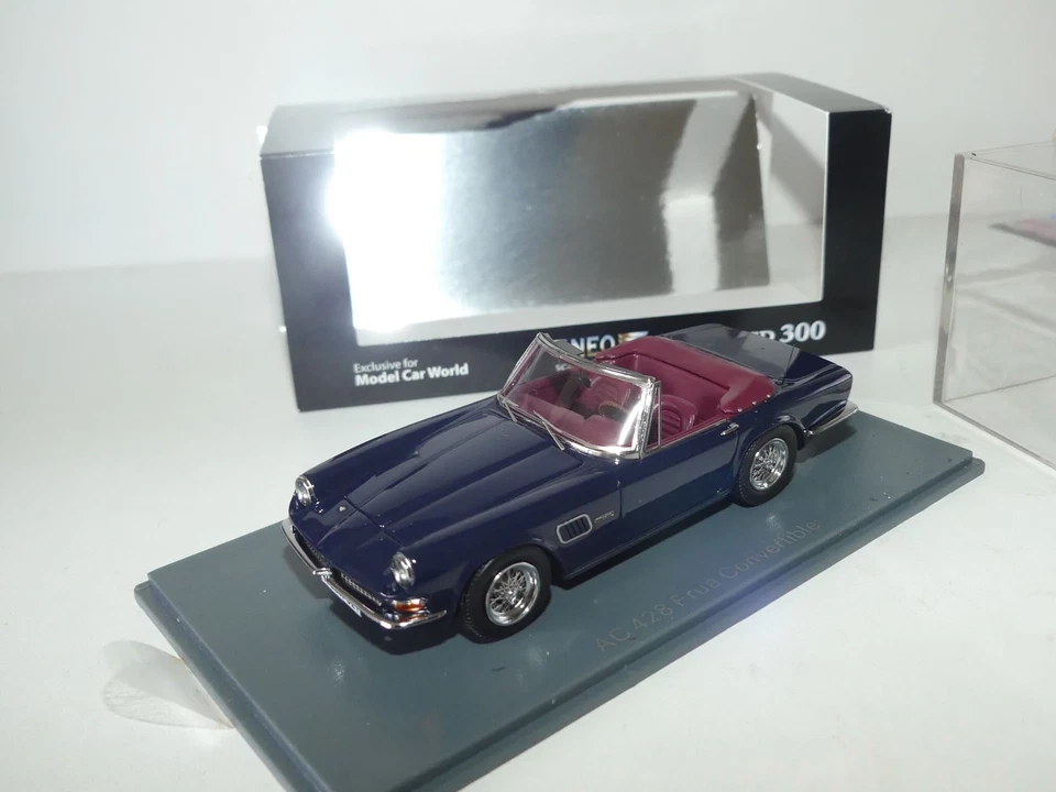 AC 428 FRUA CONVERTIBLE Bleu NEO 1:43 - Photo 1/2