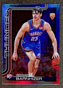 Topps Brooks Barnhizer (RC) 2025 Rainbow Foil #256 Oklahoma City Thunder Rookie - Imagen 1 de 2