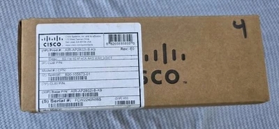 Cisco AIR-AP2802I-B-K9 - Aironet 2802 - Wireless Access Point - Factory Sealed - Image 1 of 3