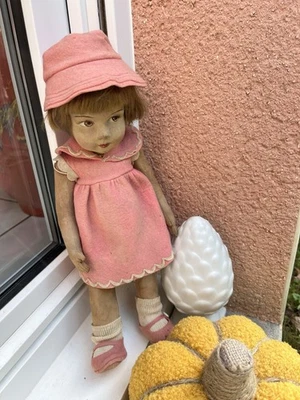 POUPEE EN FEUTRE RAYNAL OU LENCI - Photo 1/4