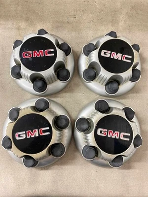 GMC Sierra 1500 2004 tapacubos centrales plateados juego de 4 OEM 15067579 Foto 1 de 4