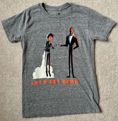 Disney Spies In Disguise - Camiseta Gris - Niño Talla: Mediana - "Vamos a ponernos raros" Foto 1 de 4