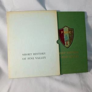 Short History of Pine Valley Golf Club Book with Slip Cover 1974 Edition - Foto 1 di 10