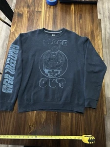 Vintage Grateful Dead Bart Simpson Richard Nixon Black Sweatshirt Size Medium - Picture 1 of 7