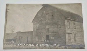 1910 Kirkersville Ohio Old Mill RPPC Real Photo Postcard - Picture 1 of 5