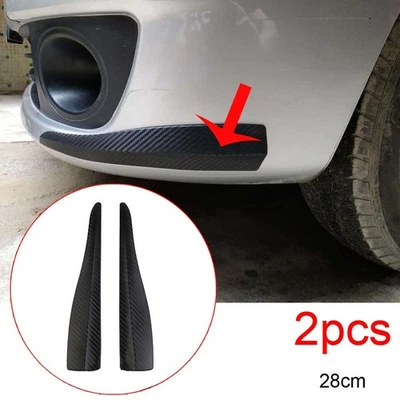 High Quality Carbon Fiber Guard Strips for Car Front and Rear Bumper Protection - Image 1 of 4