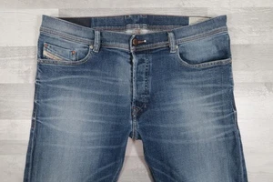 Mens Diesel TEPPHAR Stretch Slim Carrot Blue Jeans W36 L31 Wash 0850K - Picture 1 of 14