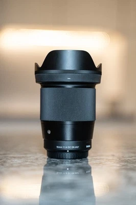 Sigma 16mm F/1.4 DC DN Contemporary Lens for Micro Four Thirds - Image 1 of 3