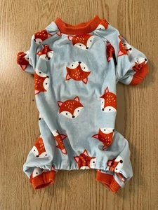 Nuevo 1 pieza Perrito 🐶 Zorro 🦊 Estampado Pijama o Conjunto Talla Pequeña 13”Lx9”W - Imagen 1 de 4