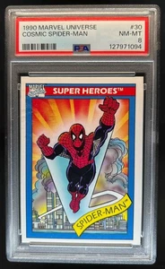 1990 Impel Marvel Universe Cosmic Spider-Man #30 PSA 8 - Picture 1 of 2