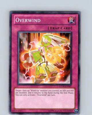 Yu-Gi-Oh TCG Overwind GENF-EN067 Unlimited Regular Common Card NM - Image 1 of 2