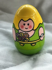 Weebles Mom Hasbro 1973 Vintage Raro Ottime Condizioni 2 Pollici - Foto 1 di 6