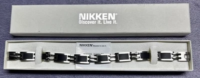 2010 NIKKEN браслет из нержавеющей стали #19086 магнитные технологии - Изображение 1 из 4