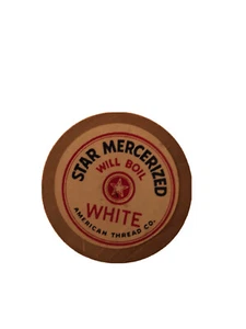1950’s New American Thread Co. Star Mercerized 225 yards size:50 White - Picture 1 of 2