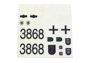Heng Long 1/16 RC Tank 2.4Ghz 3868 German Panzer Stug III (F8) Sticker Part - Picture 1 of 2