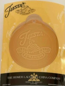 FIESTA 75th ANNIVERSARY MINIATURE PLATE CHRISTMAS ORNAMENT - MARIGOLD - Picture 1 of 2