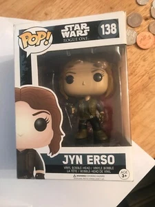 Star Wars Funk Pop 138 Jyn Erso vinyl bobble head brand new sealed - Picture 1 of 6