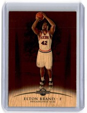 2008-09 Topps Hardwood Mahogany Elton Brand /75 Philadelphia 76ers #41